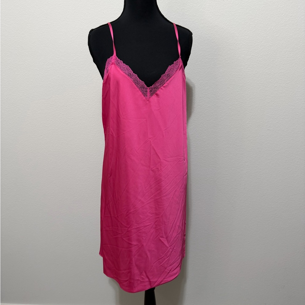 NWT INC International Concepts Pink Lace Chemise